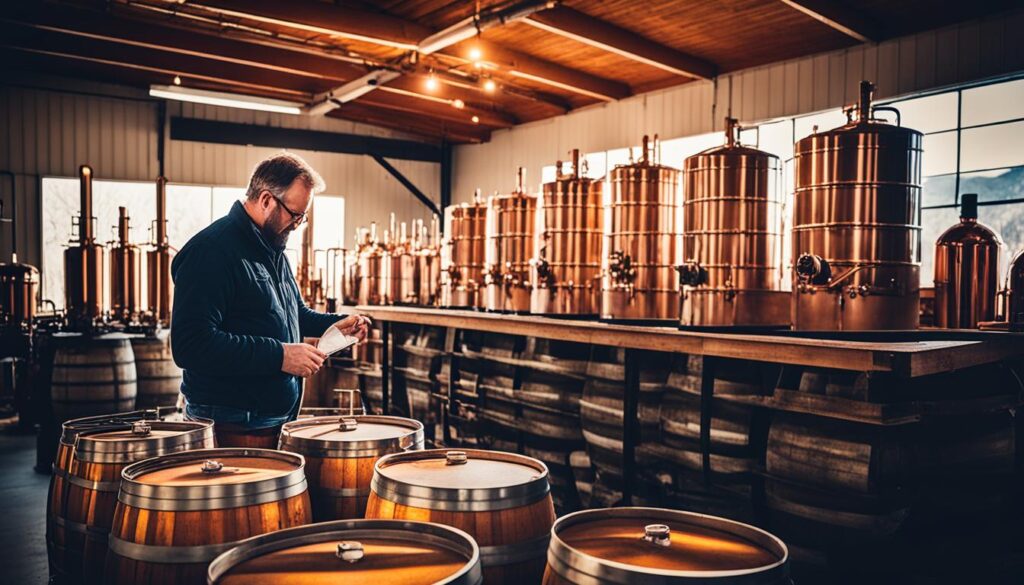 craft bourbon production