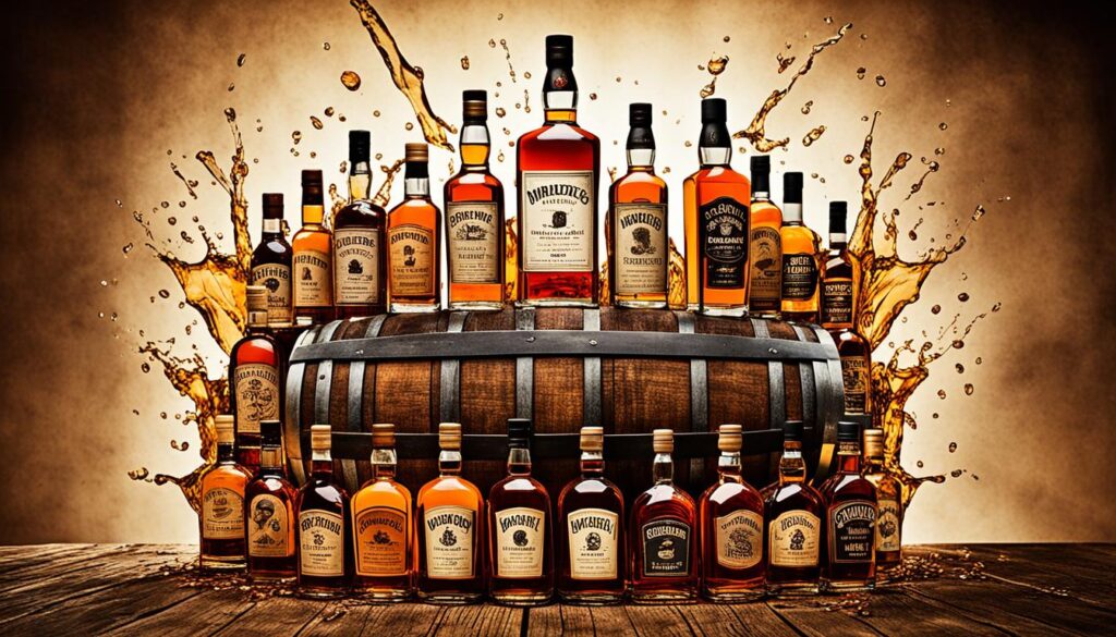 how many bottles in a barrel of whiskey