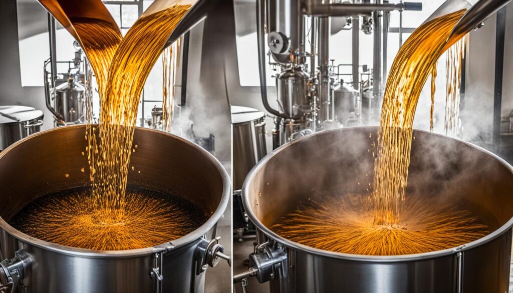 mashing and fermentation process in whiskey making